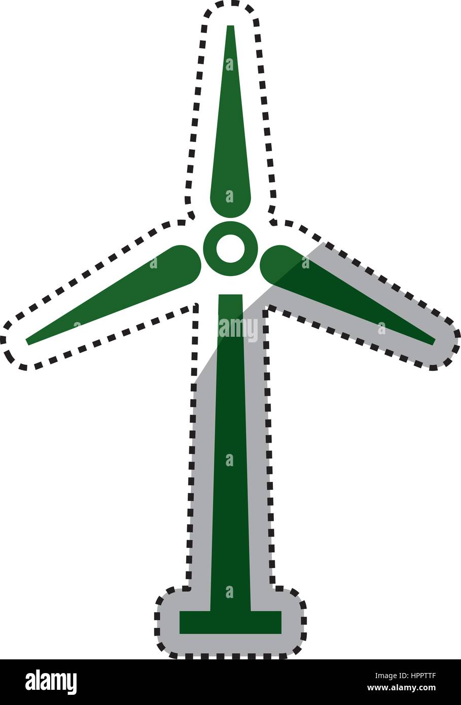 Wind turbine energy Stock Vector Image & Art - Alamy