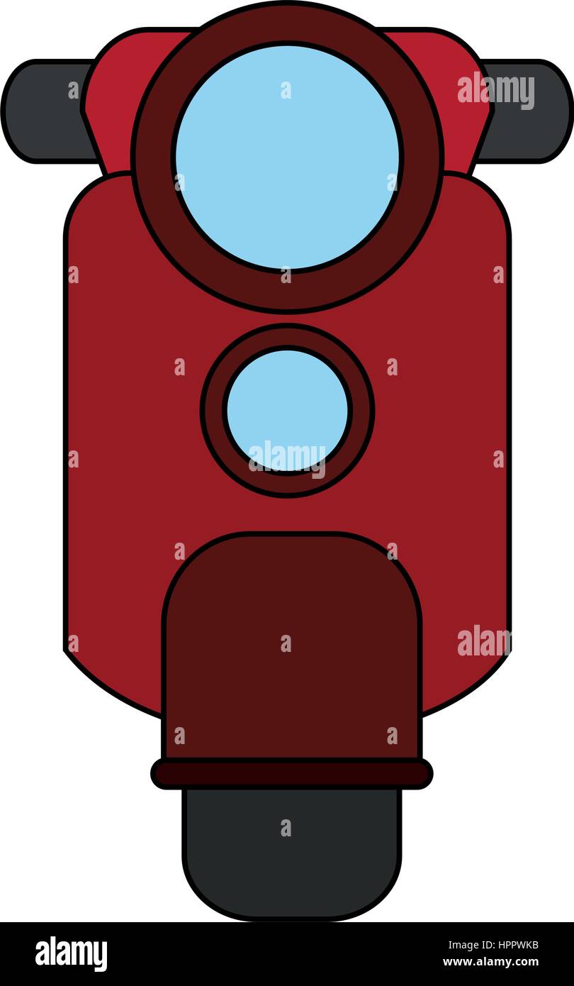 red scooter icon image Stock Vector Image & Art Alamy
