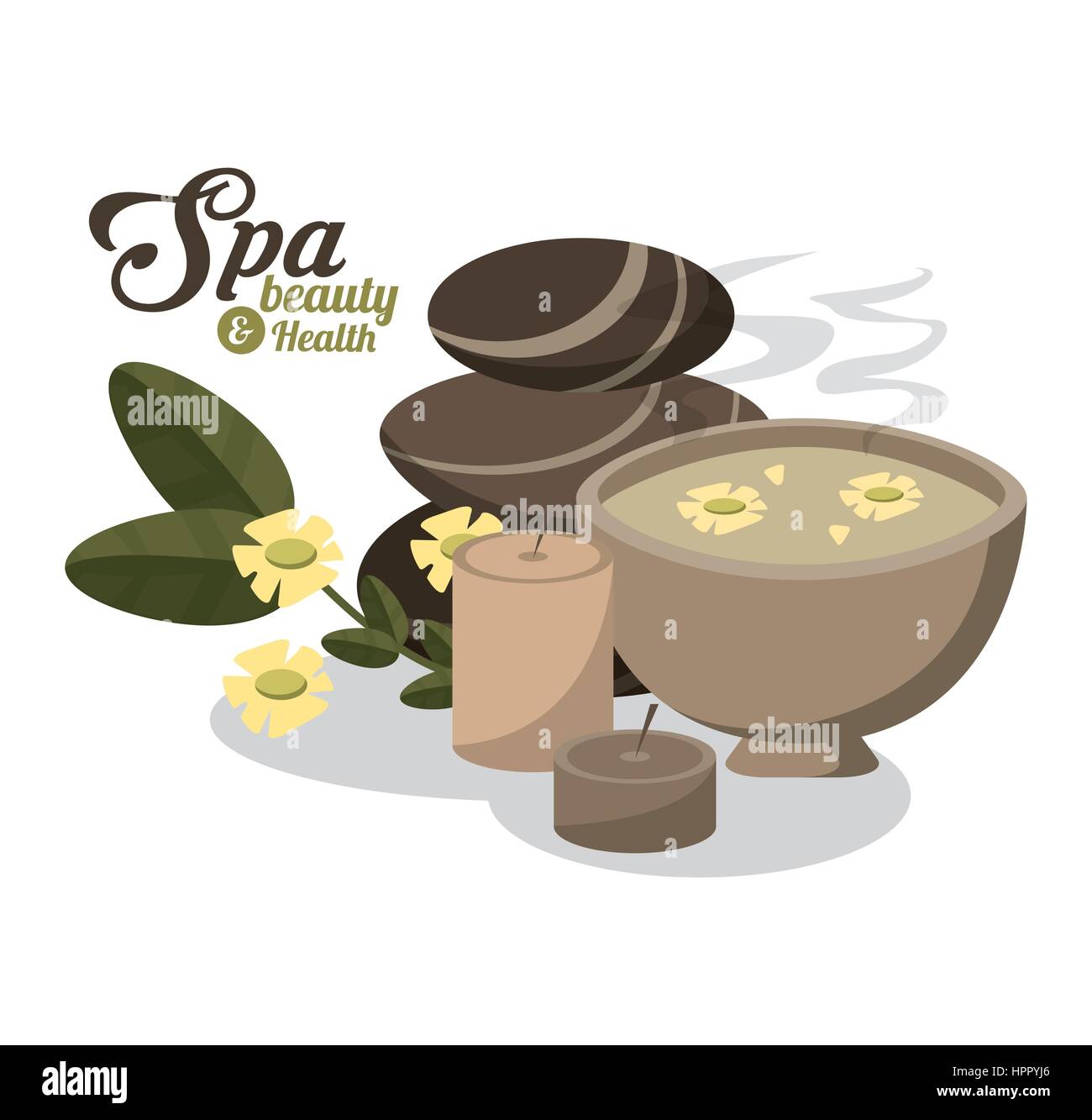 spa beauty related icons image Stock Vector Image & Art - Alamy