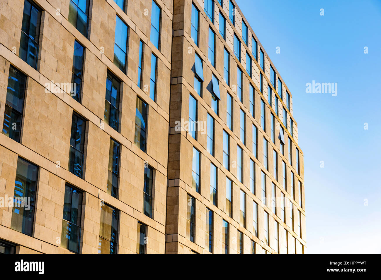 Modern architecture with blue sky Stock Photo - Alamy