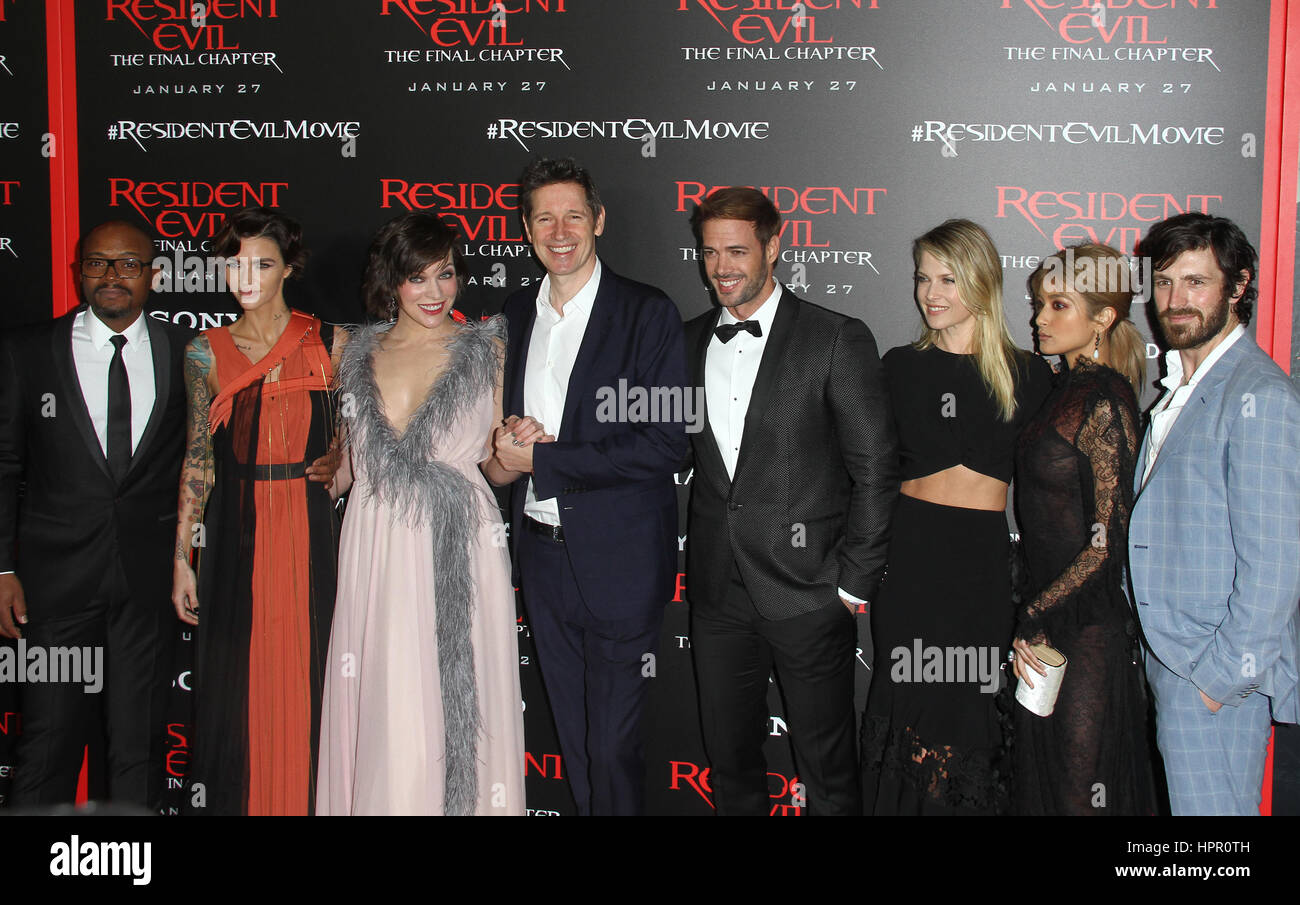 Los Angeles premiere of 'Resident Evil: The Final Chapter