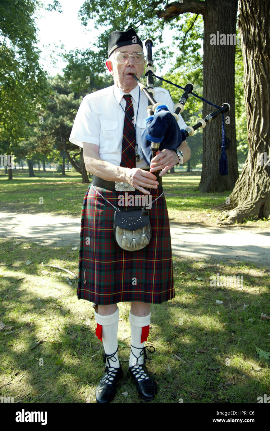 bagpipe in schotland Stock Photo