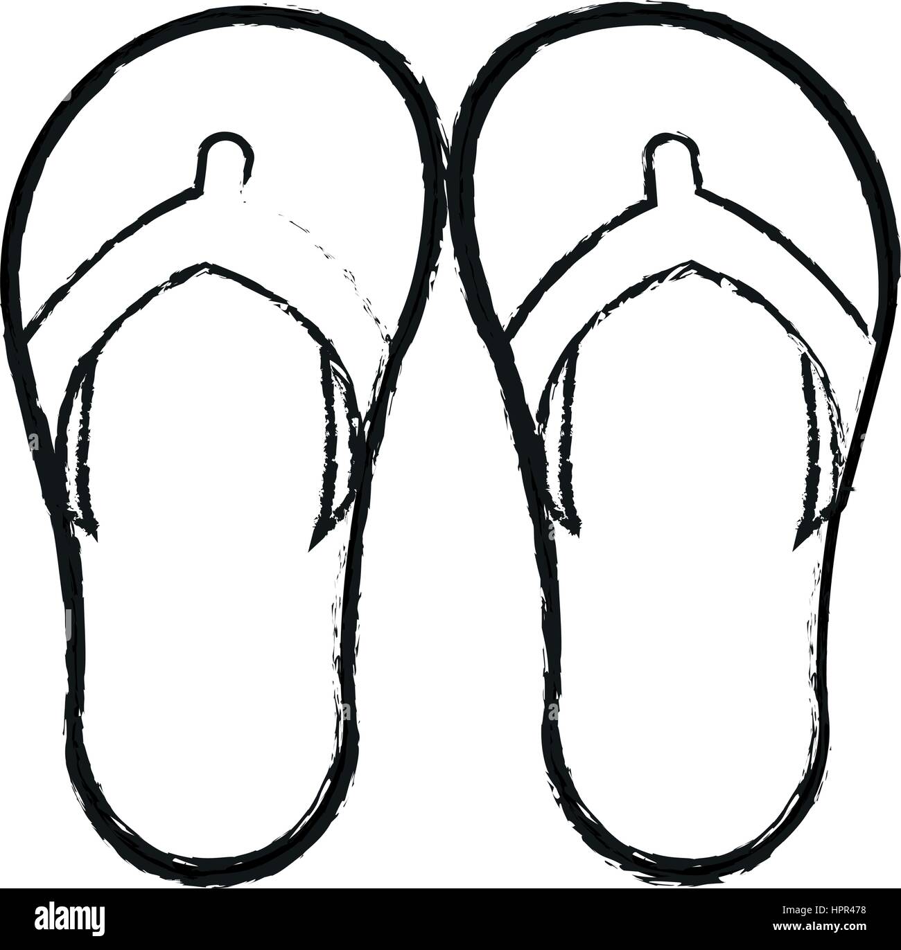 flip flops icon image Stock Vector Image & Art - Alamy