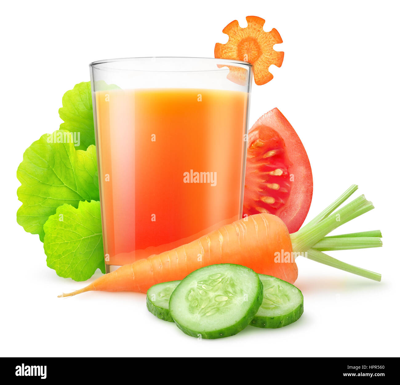 Carrot juice and cucumber hi-res stock photography and images