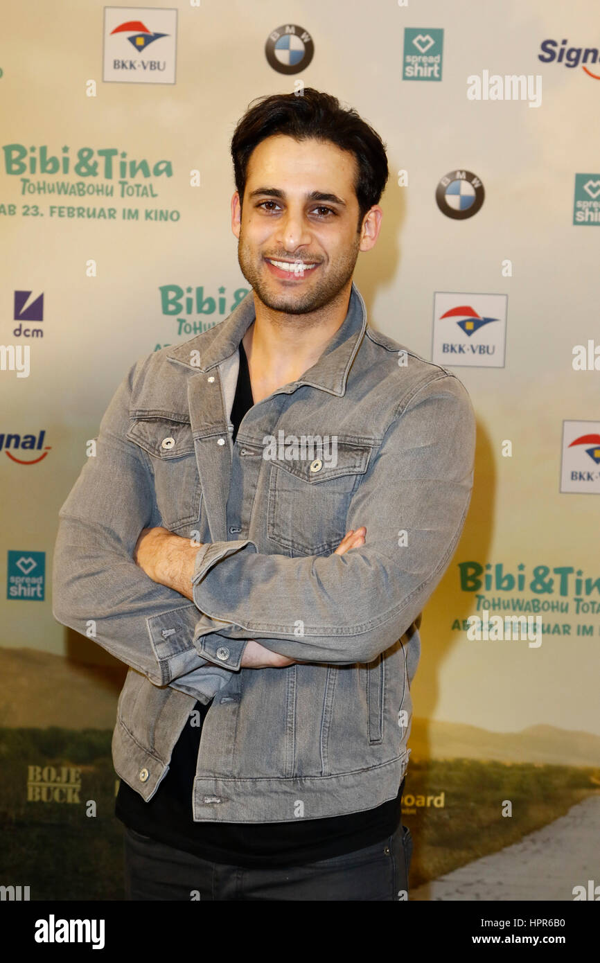 Hamburg, Germany, 21st FEB, 2017. Karim Duezguen Guenez attending the "Bibi  & Tina - Tohuwabohu Total" Premiere held at Cinemaxx Dammtor, Hamburg,Germ  Stock Photo - Alamy