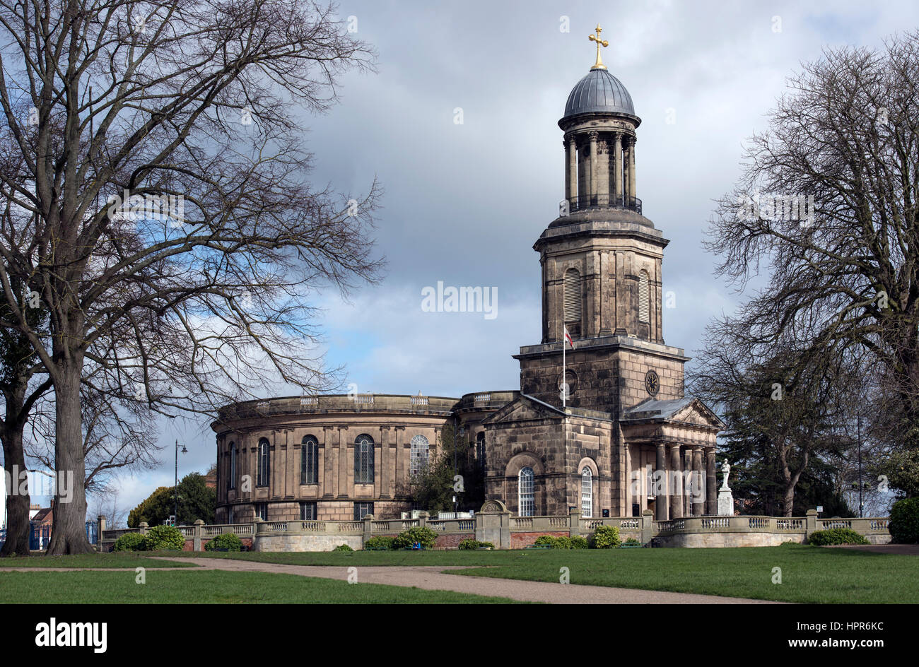 St Chads Church Shrewsbury , Shropshire Stock Photo
