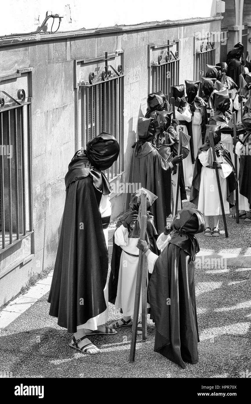 Holy Week Foot Procession Procession. Holy week Stock Photo - Alamy