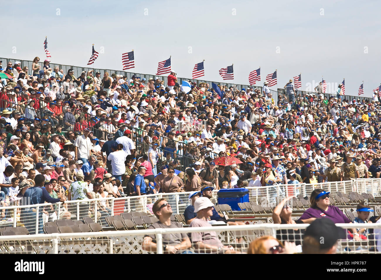 Spectators At Mcas Miramar Air Show Stock Photo Alamy