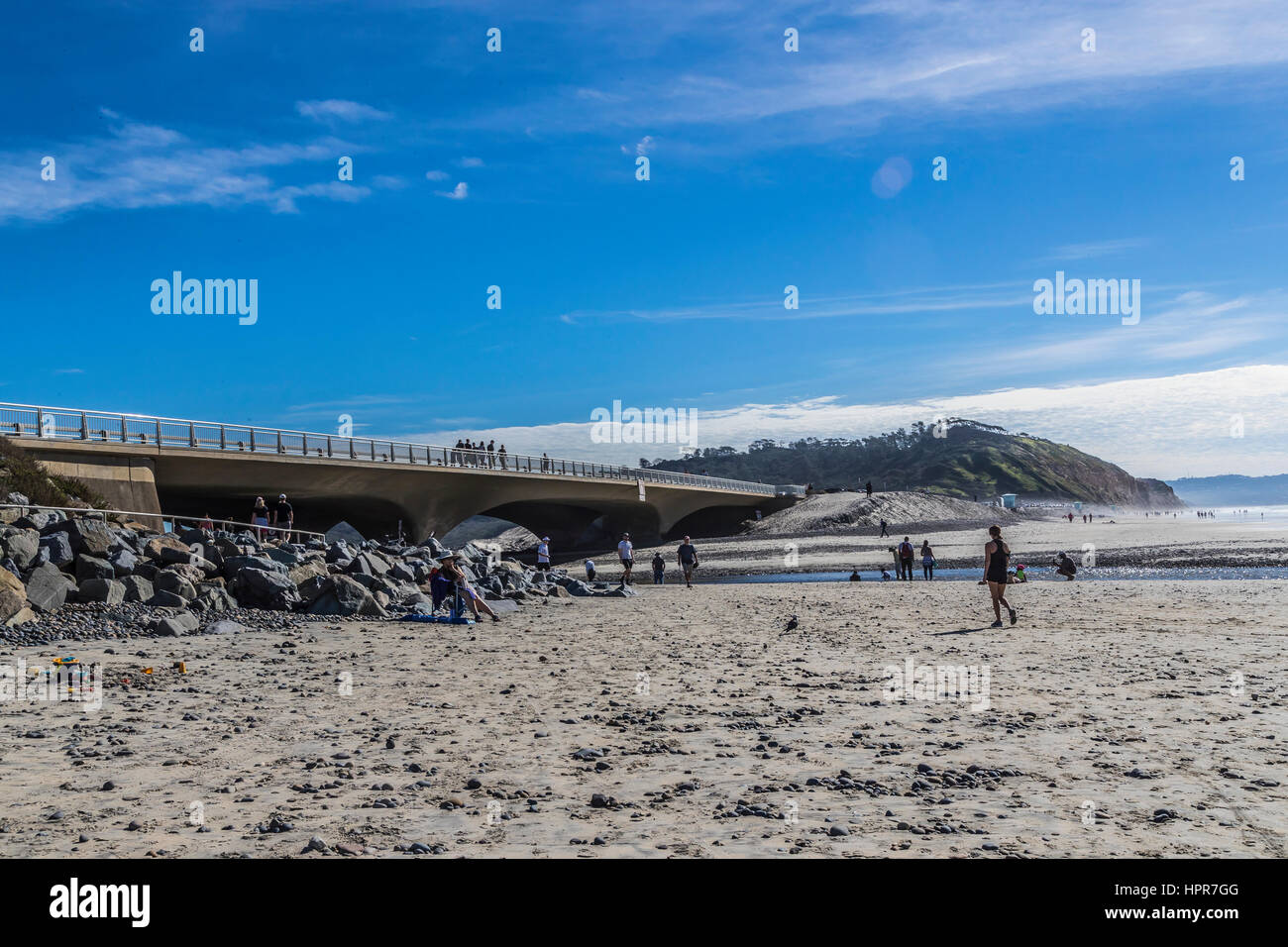 north torrey pines bridge south of north torrey pines road bridge Stock