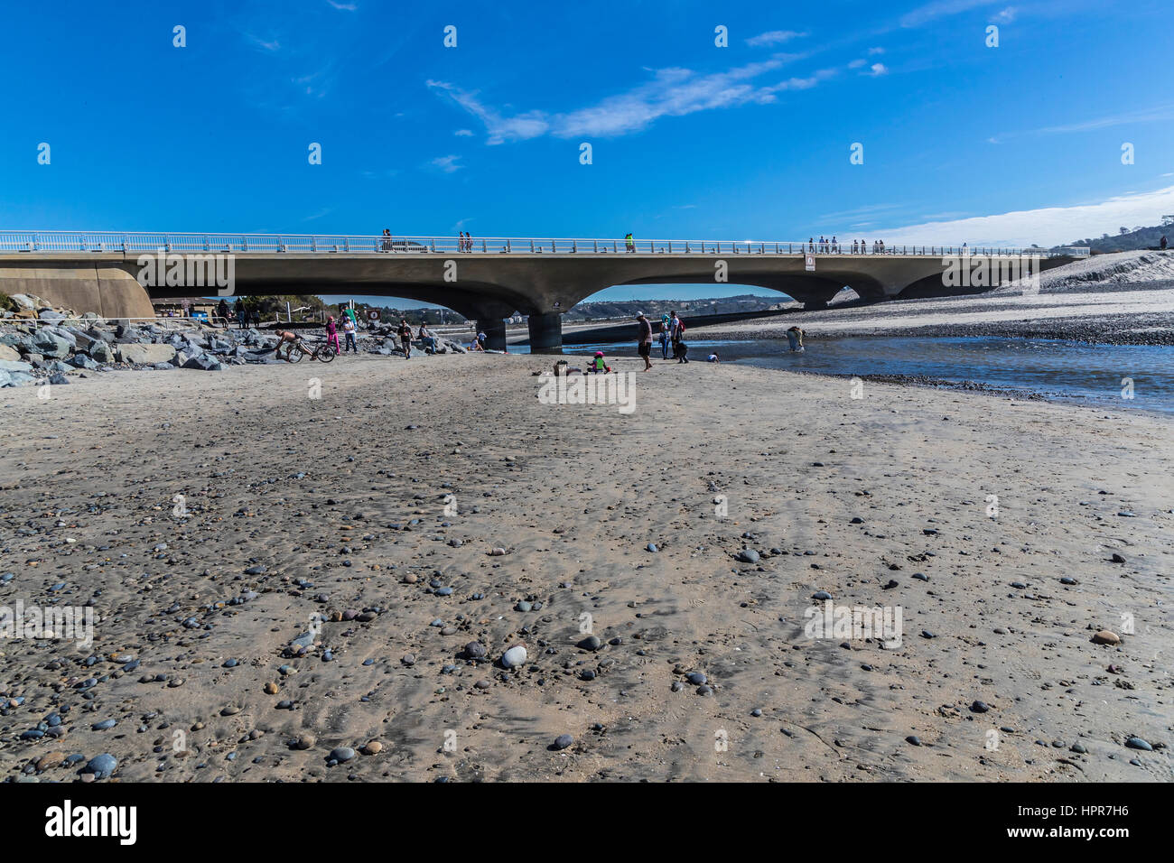 north torrey pines bridge south of north torrey pines road bridge Stock