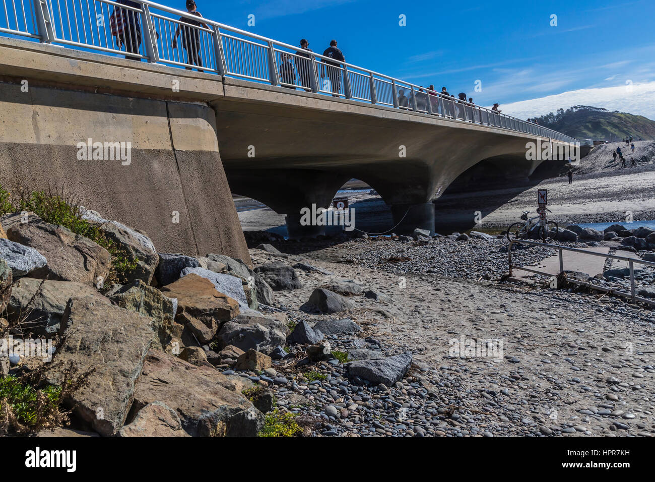 north torrey pines bridge south of north torrey pines road bridge Stock