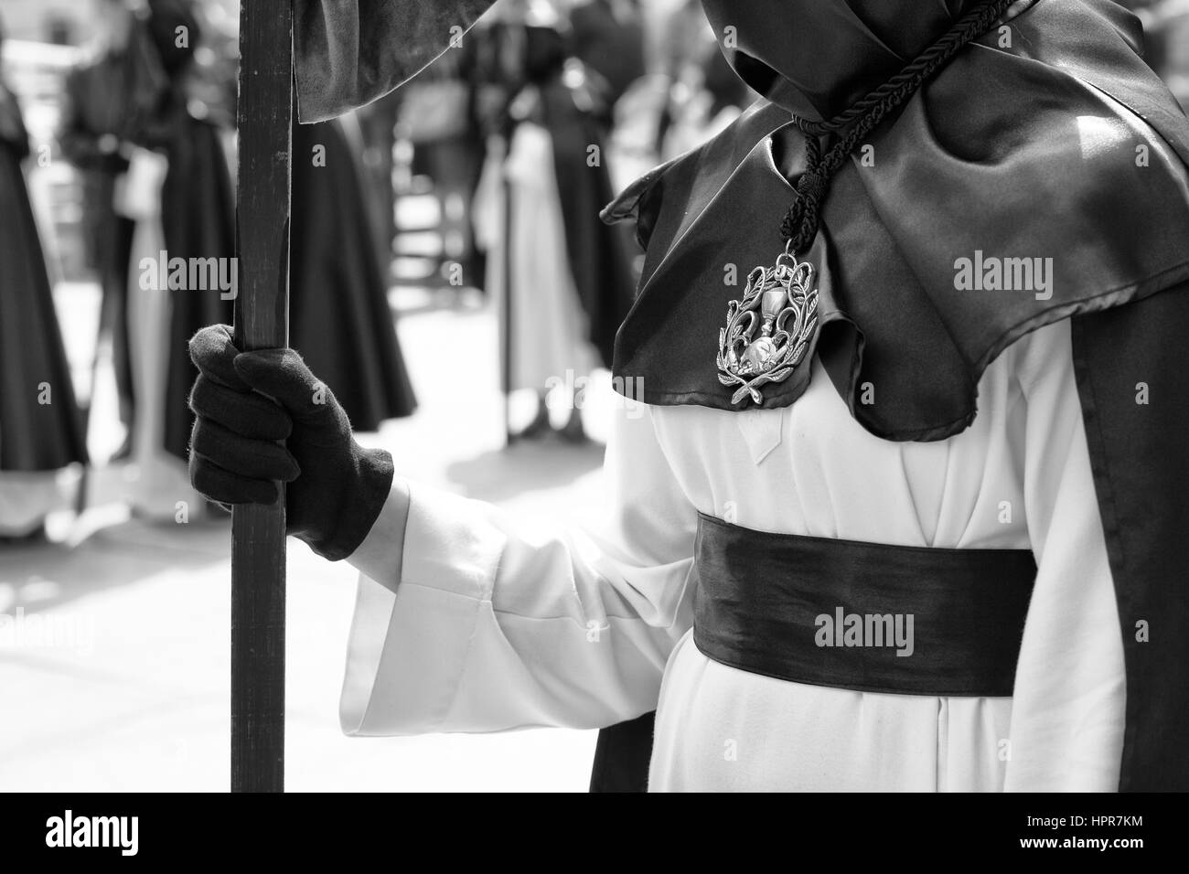 Holy Week Foot Procession Procession. Holy week Stock Photo - Alamy