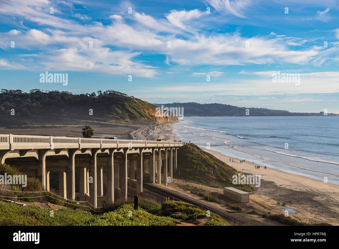 north torrey pines road bridge, san diego ca us Stock Photo Alamy