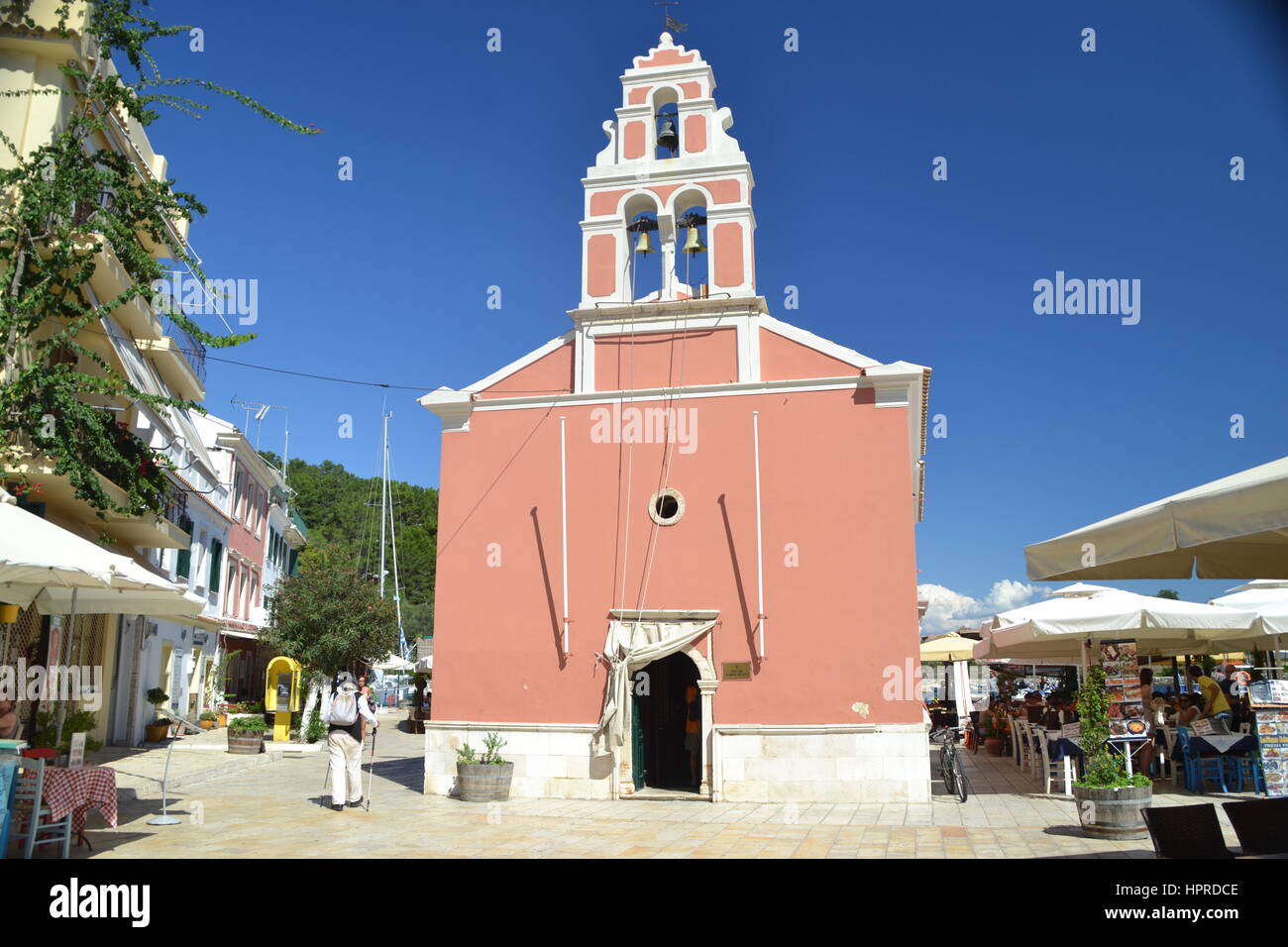 Interesting church, Corfu island, Greece, Mediterranean Stock Photo - Alamy