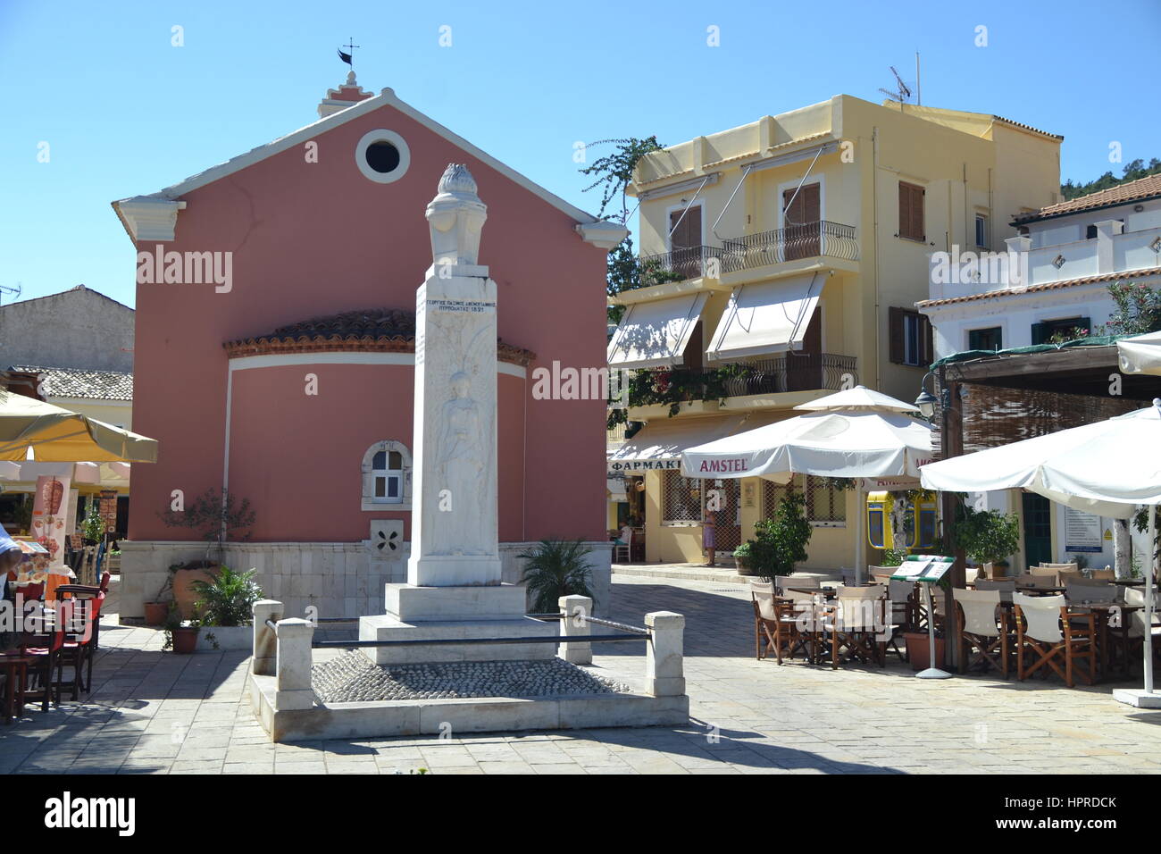 Interesting church, Corfu island, Greece, Mediterranean Stock Photo - Alamy