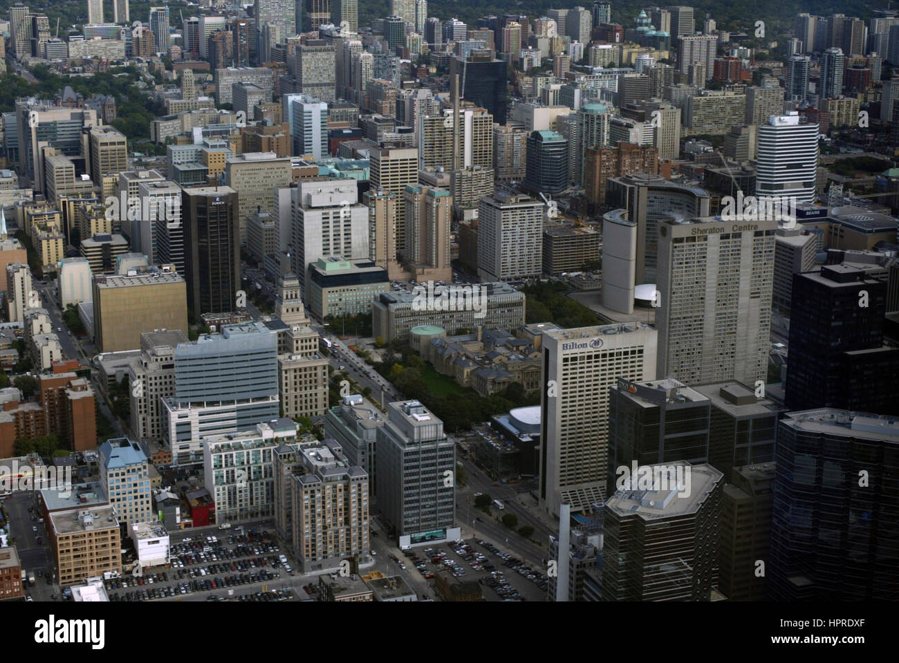 Aerial view of downtown Toronto Stock Photo - Alamy