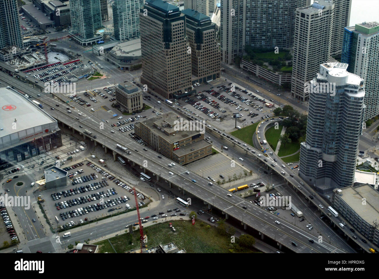 Aerial view of downtown Toronto Stock Photo - Alamy