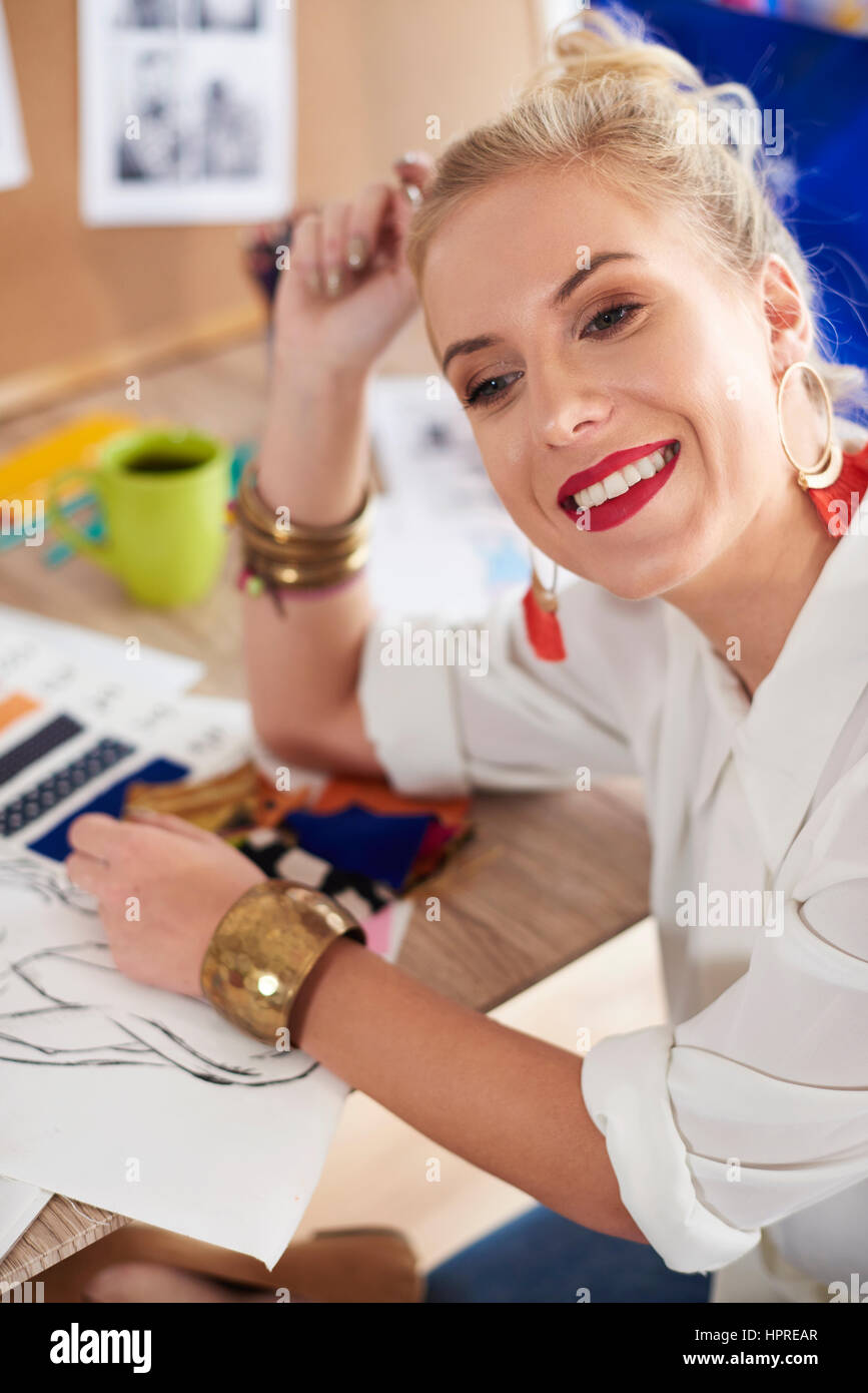 Outfit projects are in progress Stock Photo - Alamy