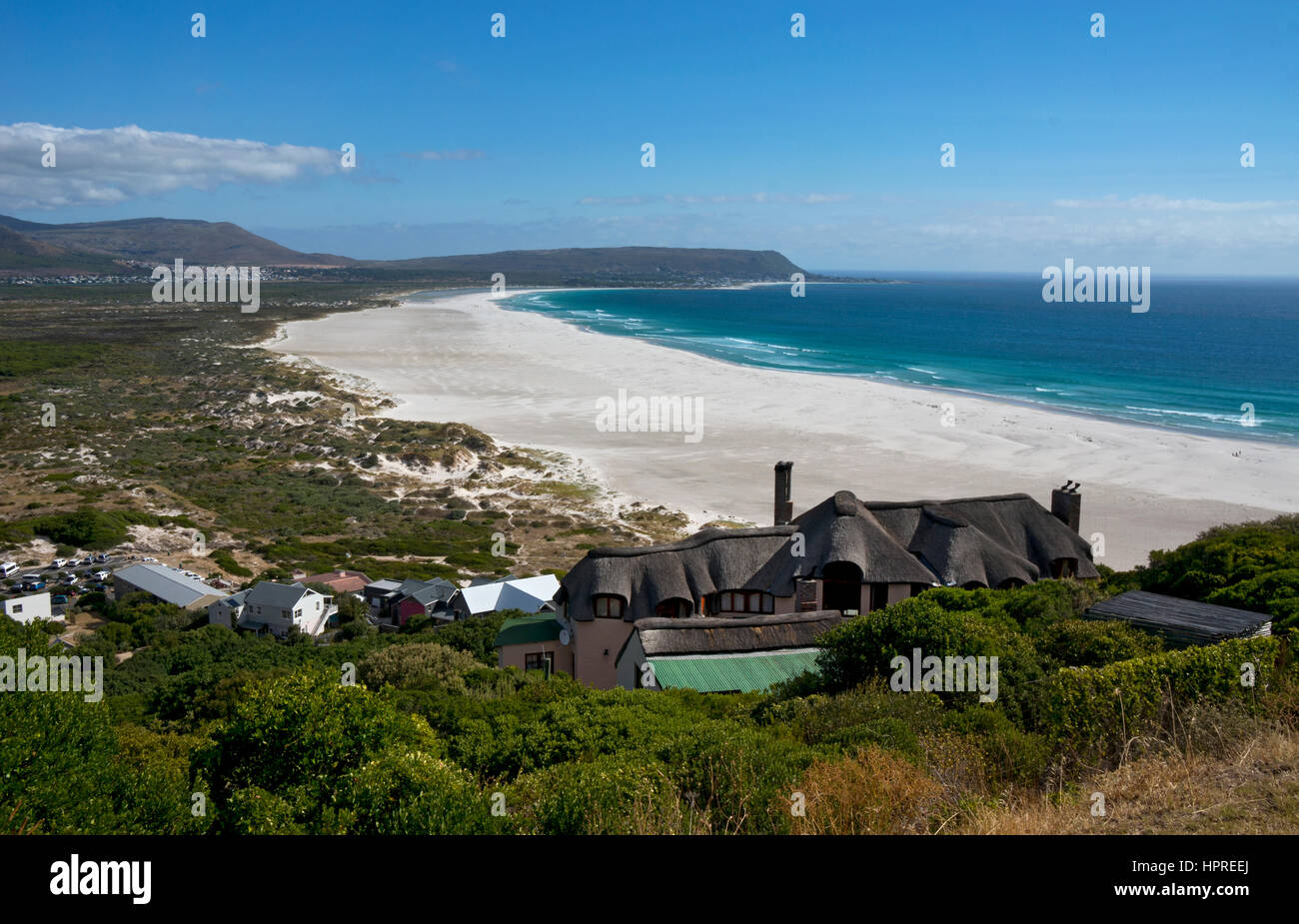 Noordhoek beach,Chapman's Peak drive road,Cape town,South Africa Stock Photo