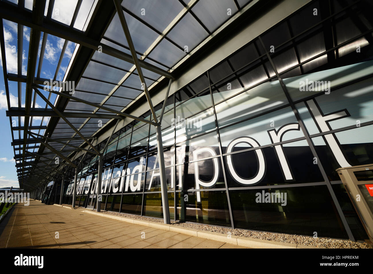 London Southend Airport terminal building, Southend on sea, Essex, UK Stock Photo