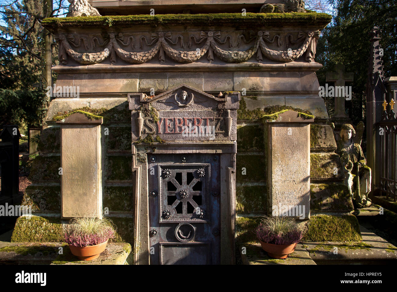 Europe, Germany, Cologne, old grave of the family Syebertz at the Melaten cemetery Stock Photo