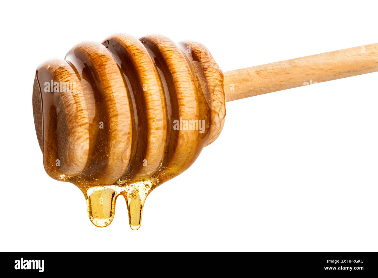 honey dipper spoon path isolated Stock Photo Alamy
