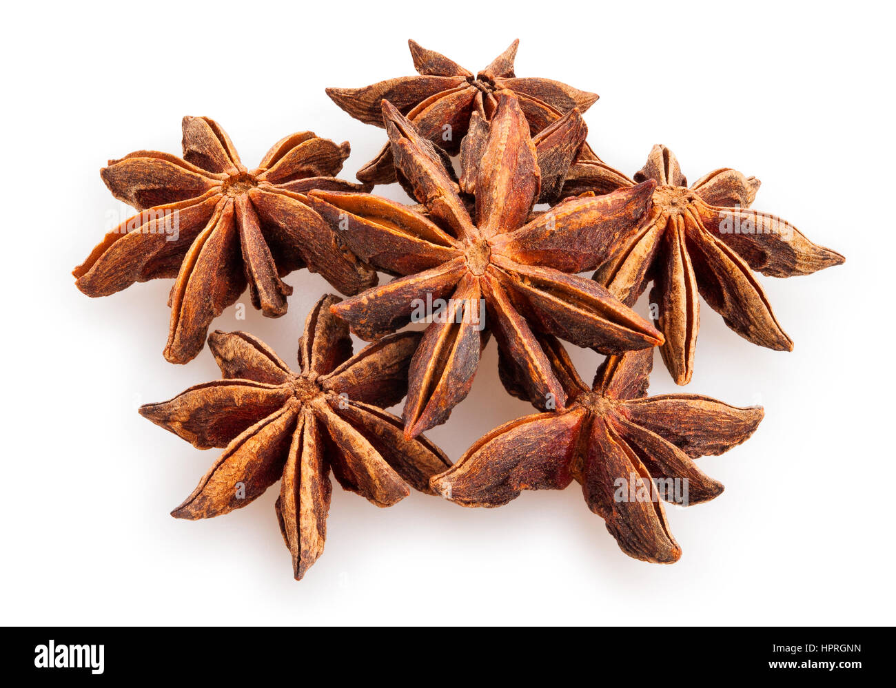 star anise isolated Stock Photo