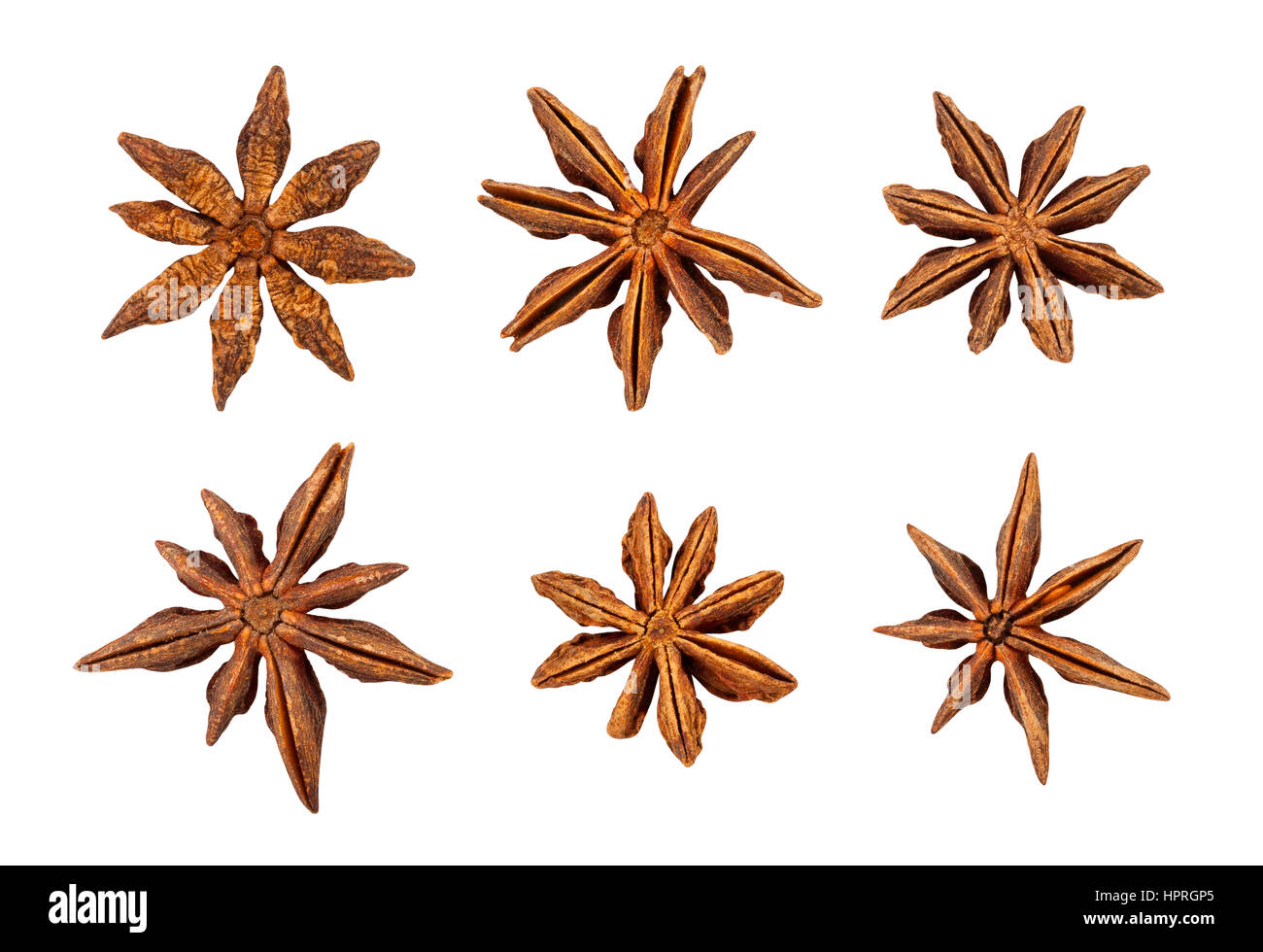 star anise isolated Stock Photo