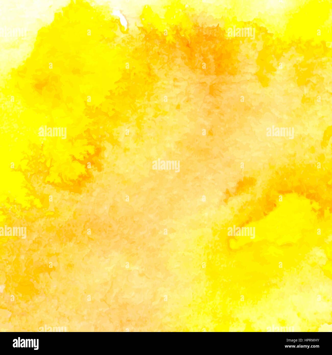 Vector background with watercolor splash. Yellow watercolour card Stock ...
