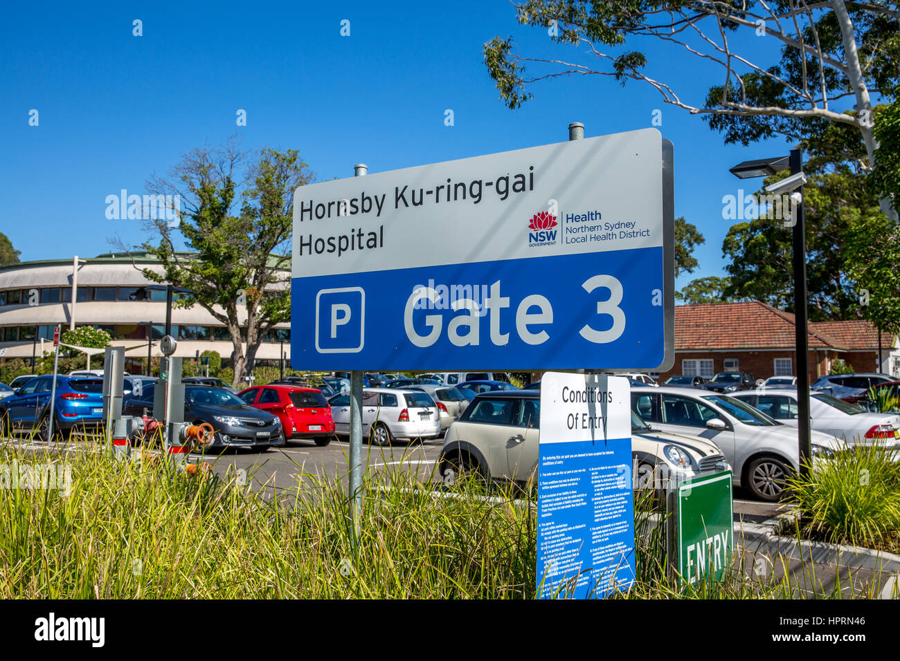 Hornsby Ku-ring-gai public hospital in north west Sydney,New south wales,australia Stock Photo