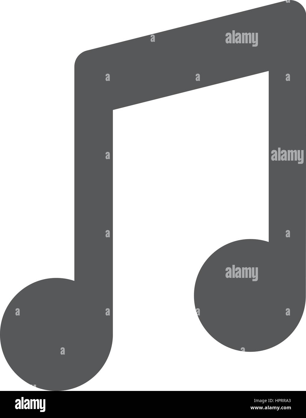 Music note icon vector Stock Vector Image & Art - Alamy