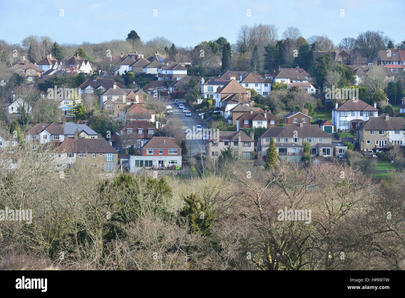 A London housing estate in Coulsdon South London Stock Photo Alamy