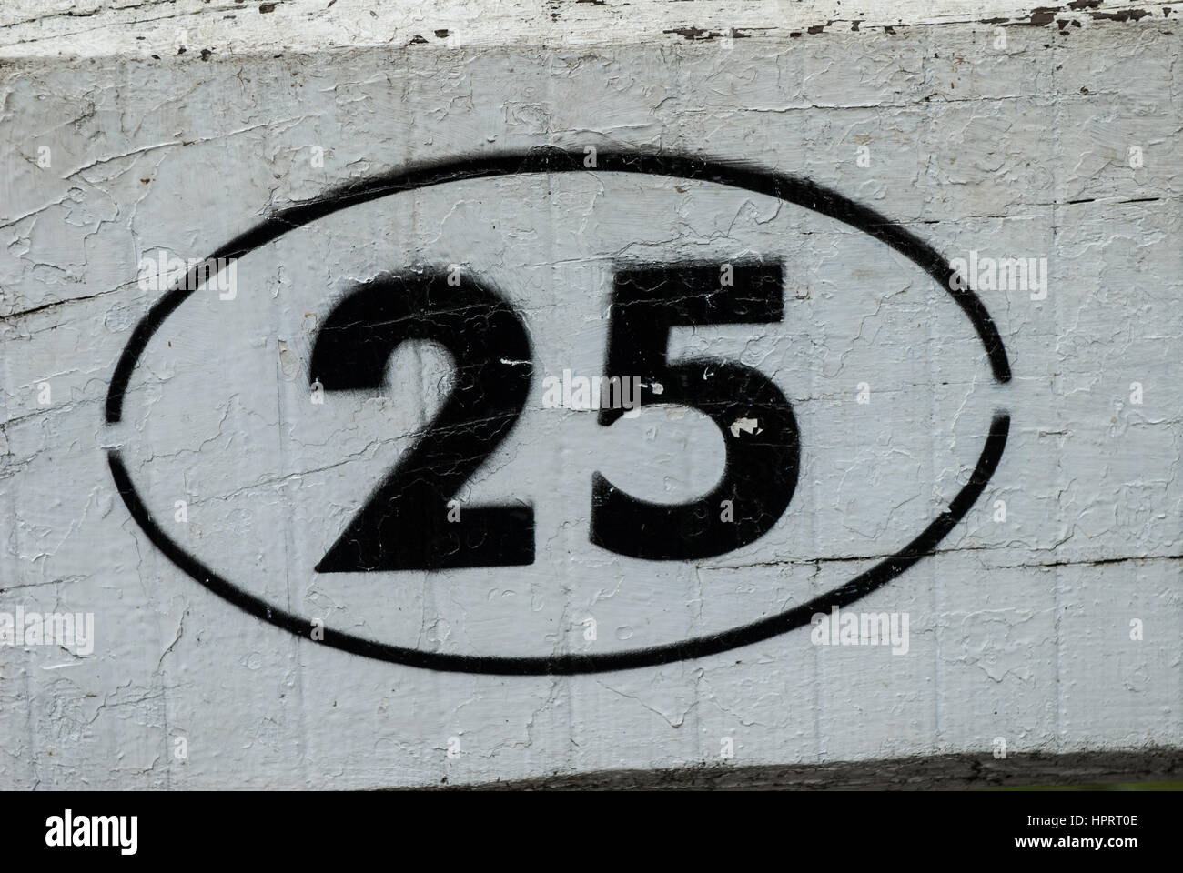 Number 25 High Resolution Stock Photography and Images - Alamy