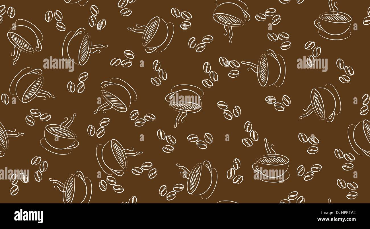 coffee cup seamless Stock Vector Image & Art - Alamy