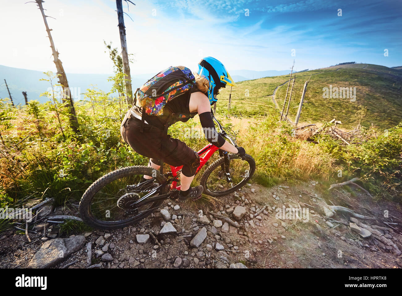 single track riding