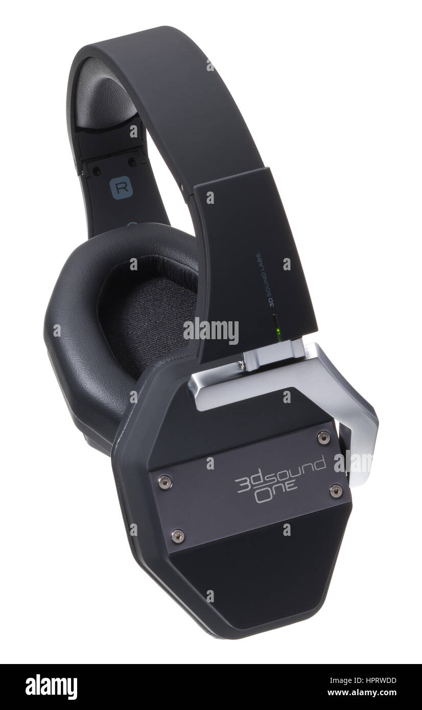 3D Sound One headphones. Stock Photo