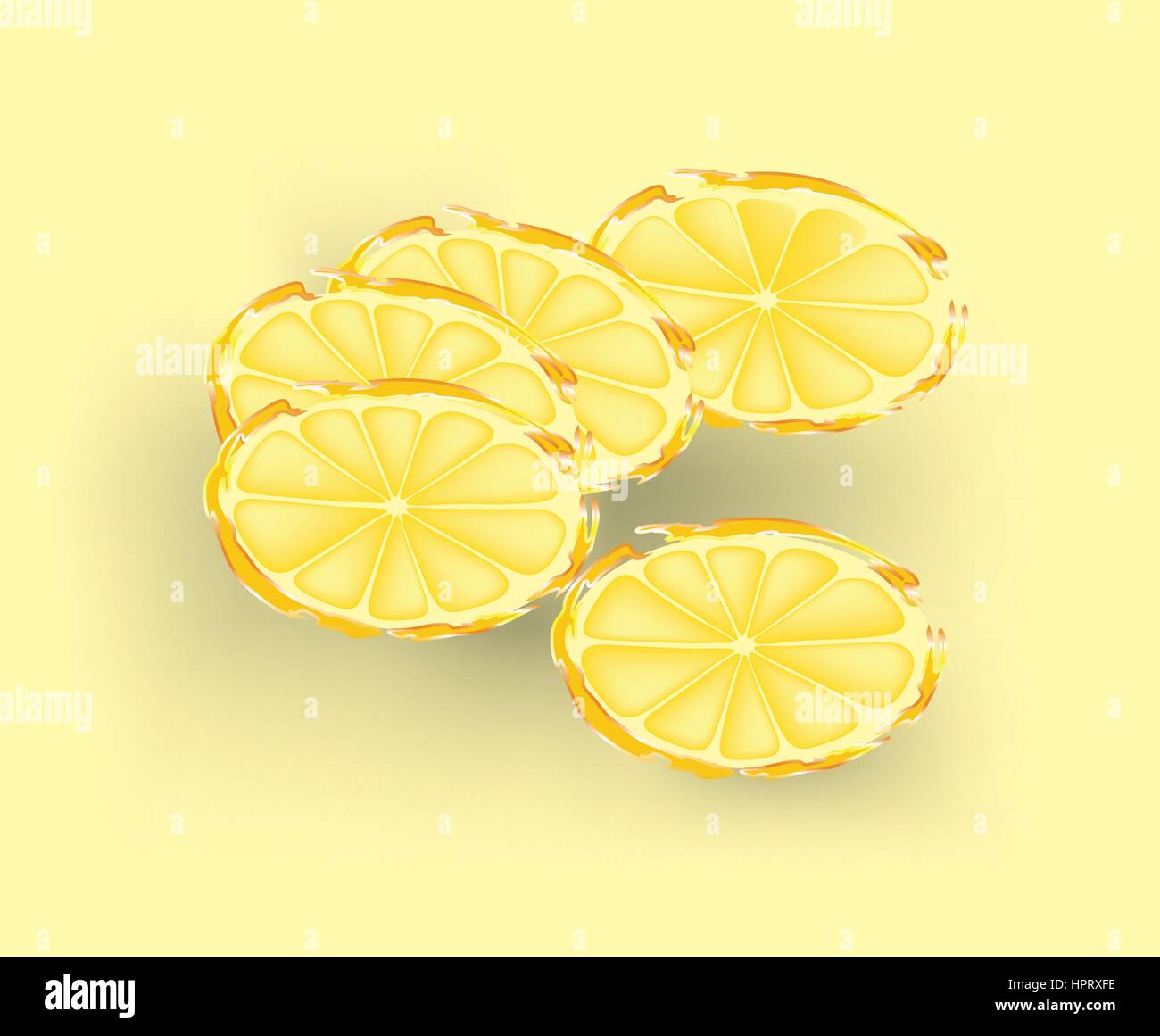 lemon and slices Stock Vector Image & Art - Alamy
