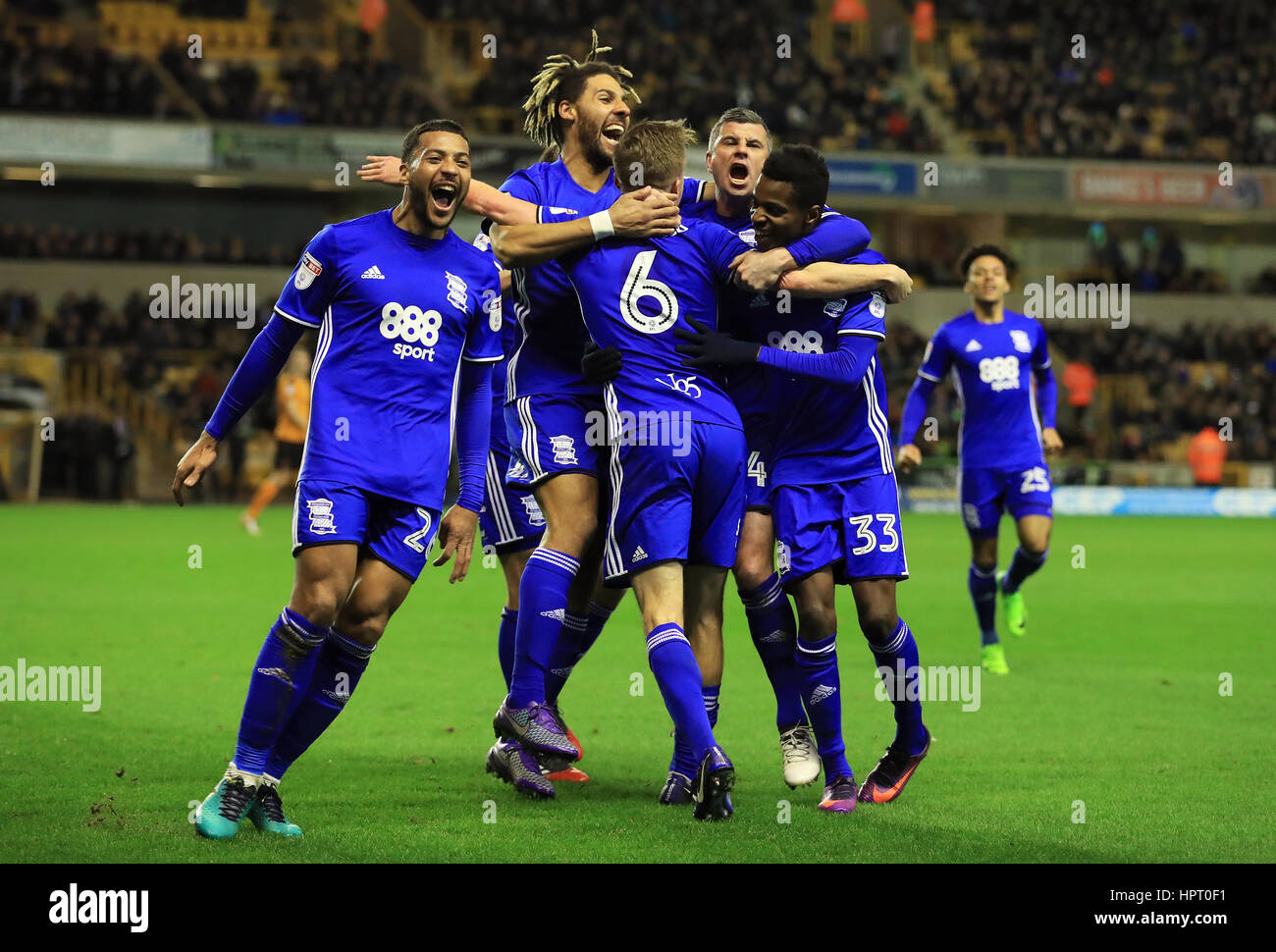 during the Sky Bet Championship match at Molineux, Wolverhampton. Stock Photo