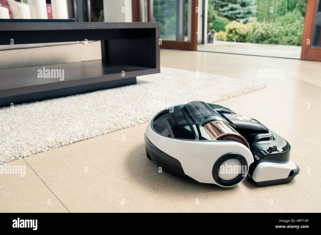 Robot vacuum hires stock photography and images Alamy