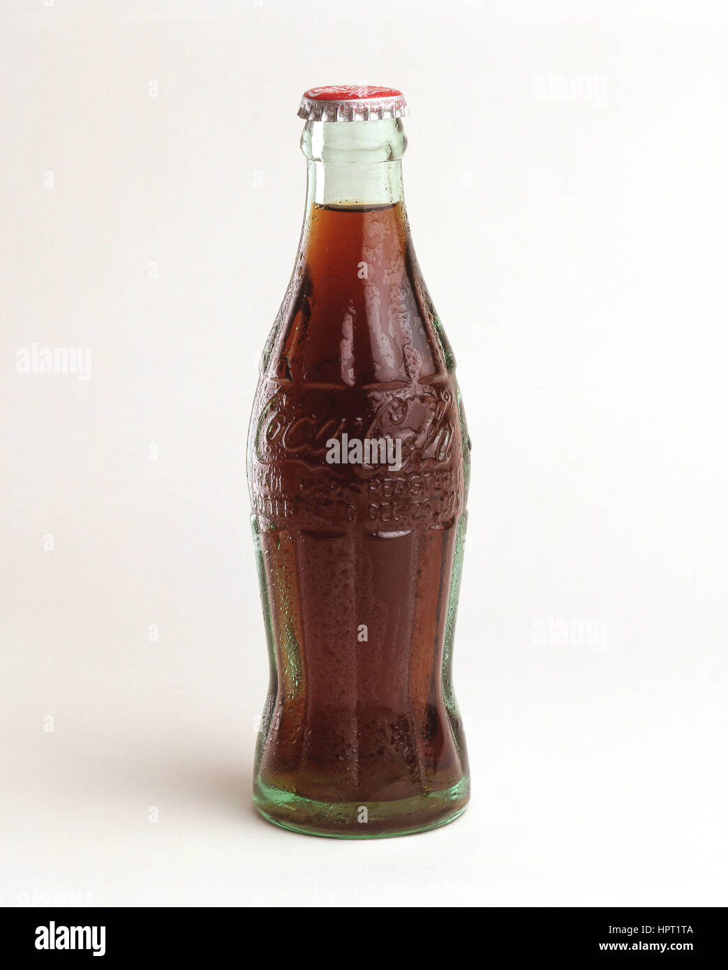 Classic retro bottle of Coca-Cola, Los Angeles, California, United States of America Stock Photo