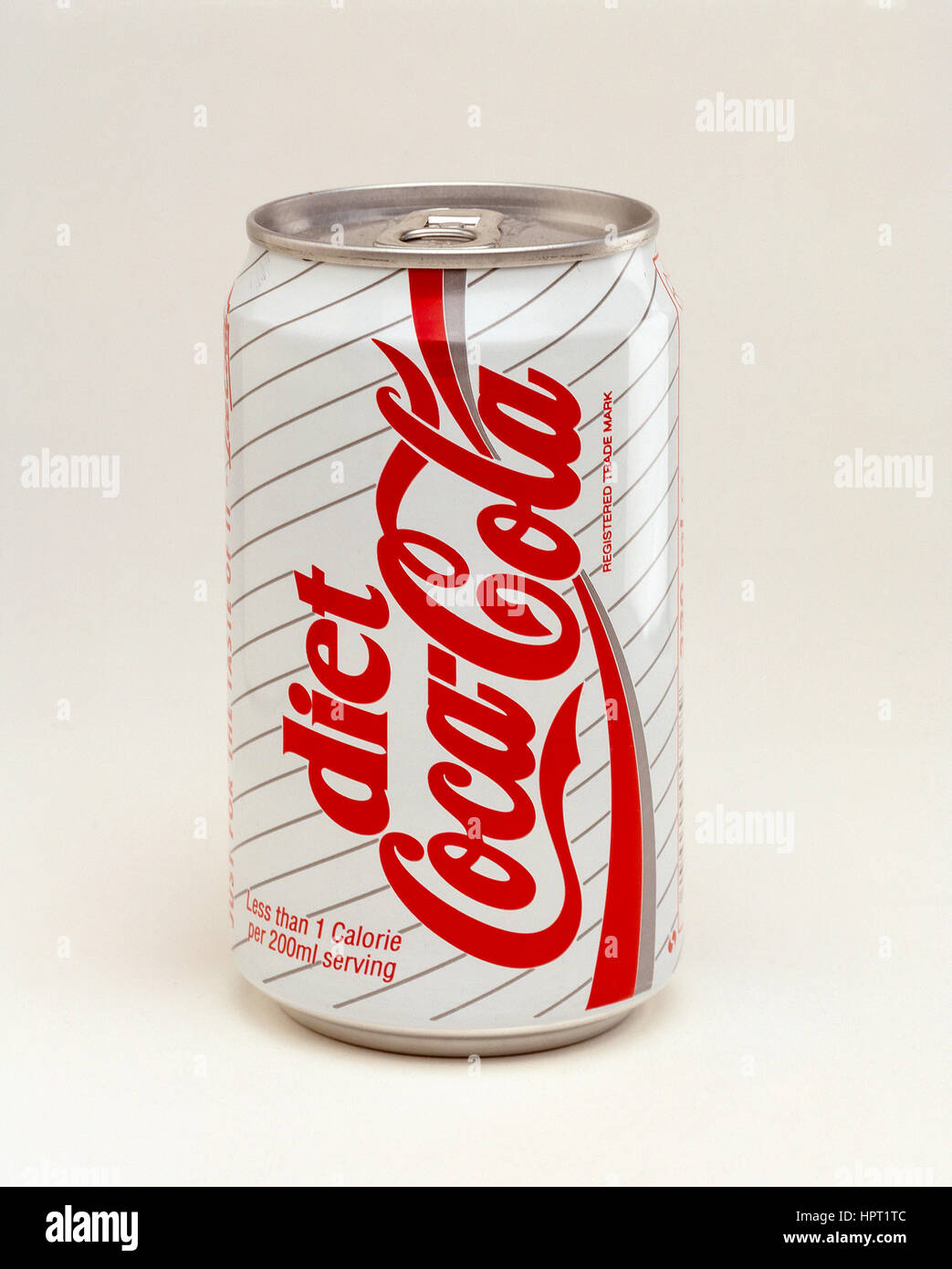 Retro can of diet Coca-Cola, England, United Kingdom Stock Photo