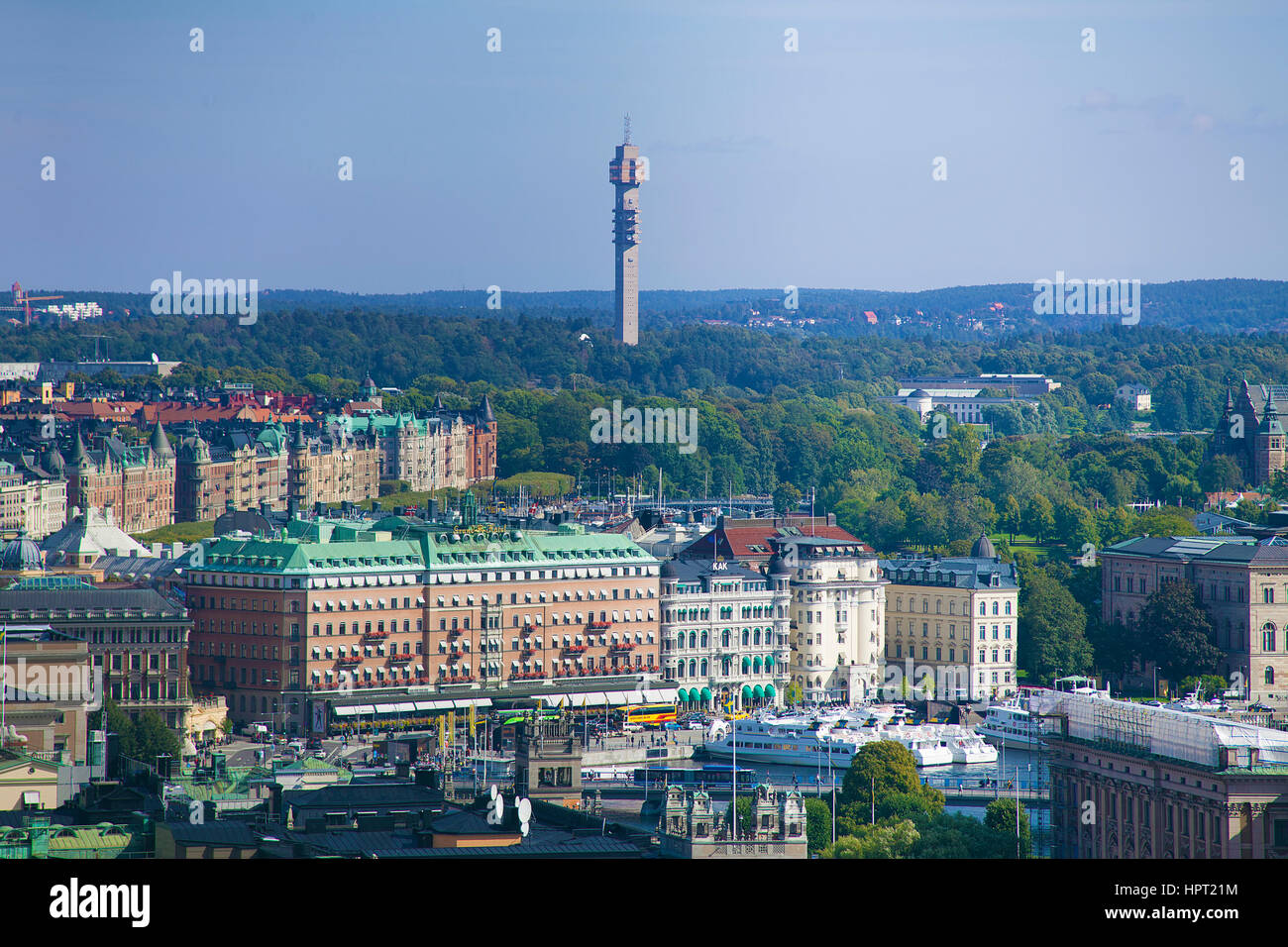 View of Stockholm City. Stock Photo