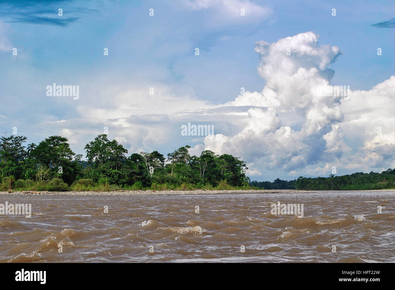 Napo River. Amazonia. Province of Napo. Ecuador Stock Photo Alamy