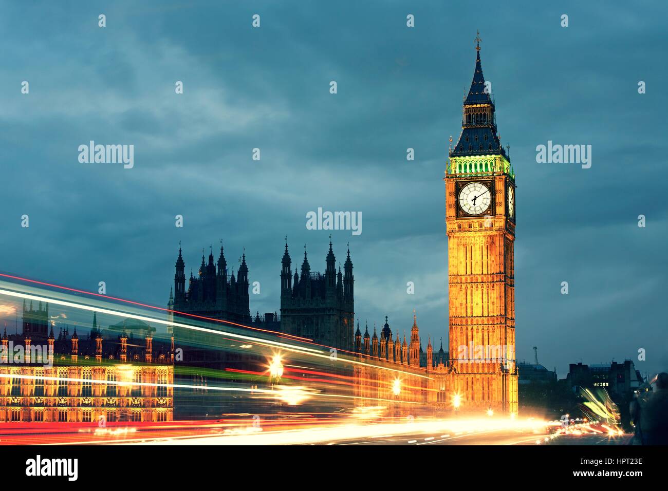 Big Ben and the Houses of Parliament, London, UK Stock Photo