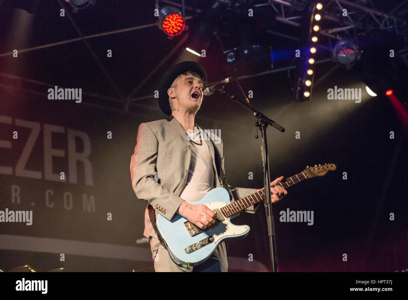 Pete Doherty Of The Libertines Performing Live At Liverpool Sound City  Festival May 2016 Stock Photo - Alamy
