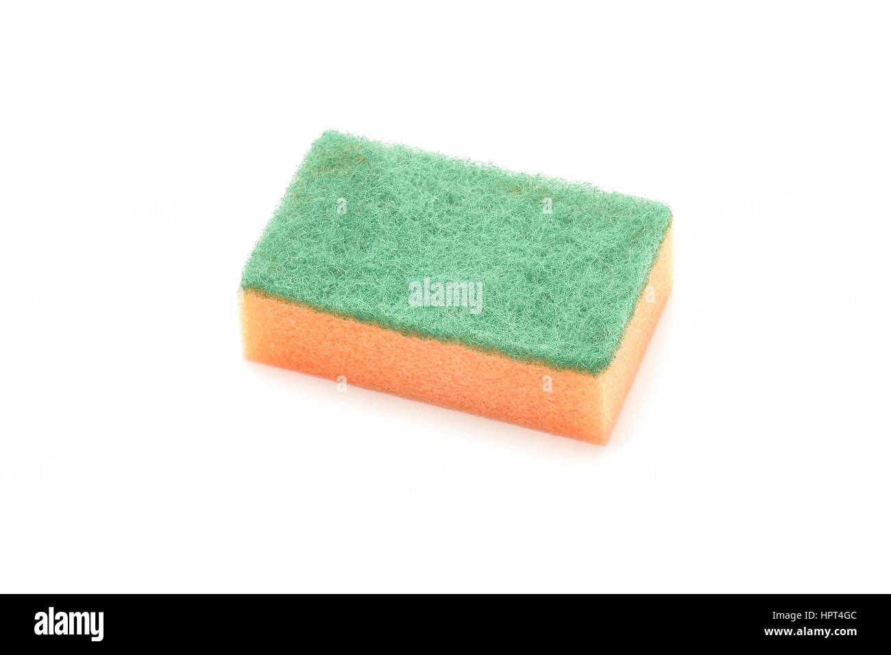 Cleaning sponges. Isolated on white background Stock Photo - Alamy
