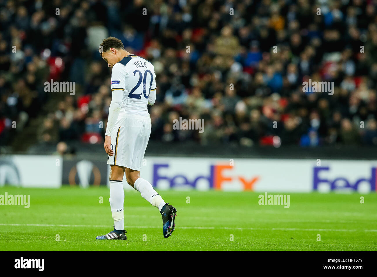 London, UK. 23rd Feb, 2017. Dele Alli (Tottenham) Football/Soccer Dele Alli of Tottenham