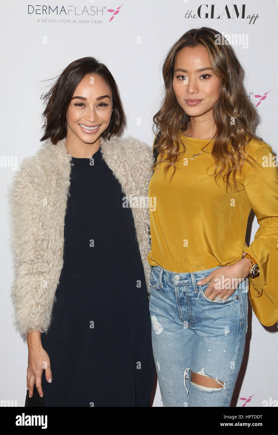 Beverly Hills, Ca. 24th Feb, 2017. Cara Santana and Jamie Chung at the