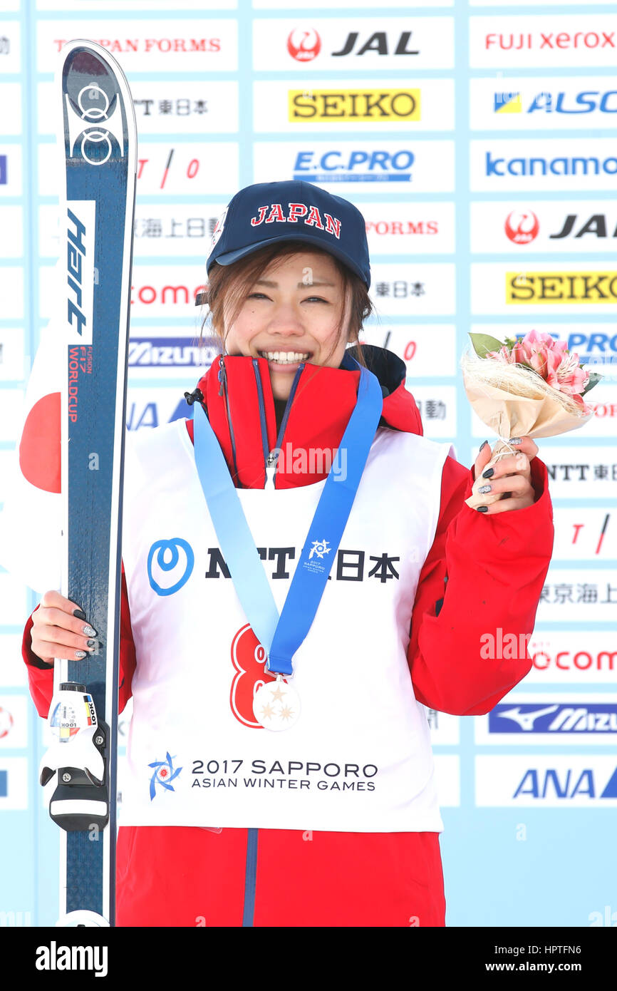Hokkaido, Japan. 24th Feb, 2017. Arisa Murata (JPN) Freestyle Skiing