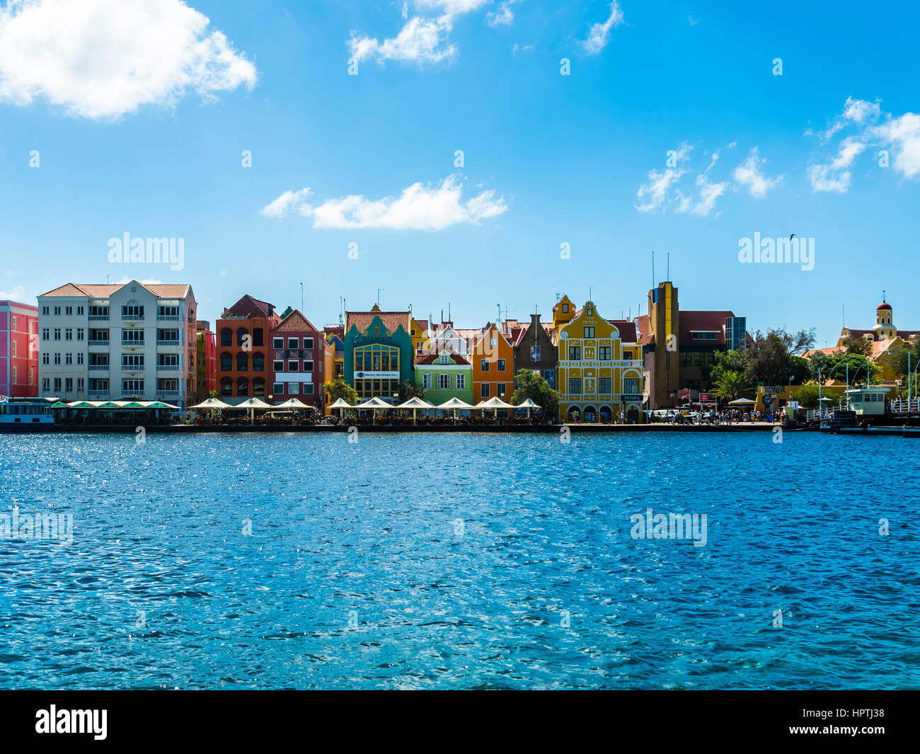 Curacao Willemstad Punda Colorful Houses At Waterfront Promenade curacao-willemstad-punda-colorful-houses-at-waterfront-promenade